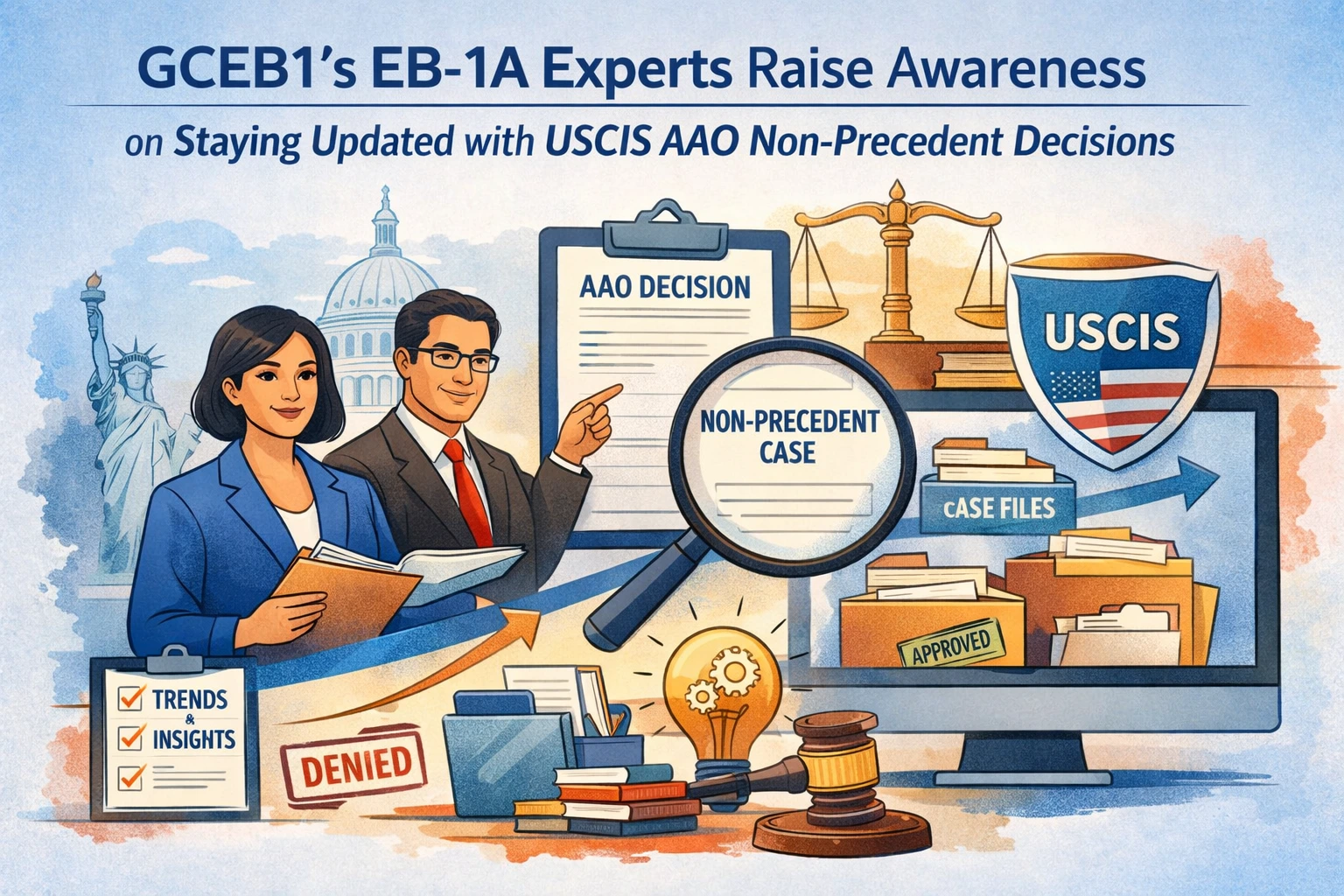 GCEB1’s EB-1A Experts Raise Awareness on Staying Updated with USCIS AAO Non-Precedent Decisions